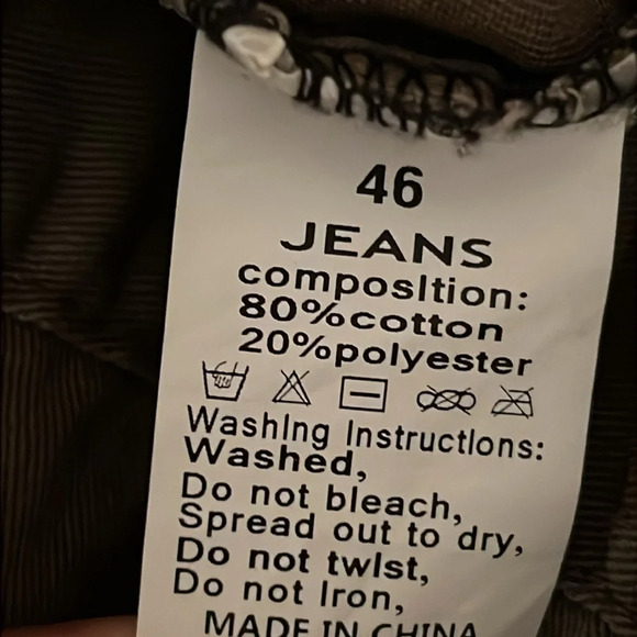 SUPREMS NWOT MENS JEAN CAMO BUTTON DOWN SHIRT SIZE MEDIUM - Picture 6 of 6